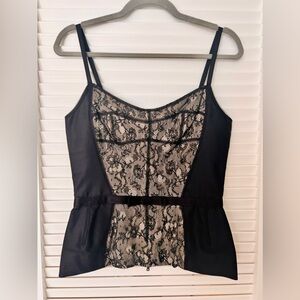 Black with lace detail top by D&G (recommend size US4-6)